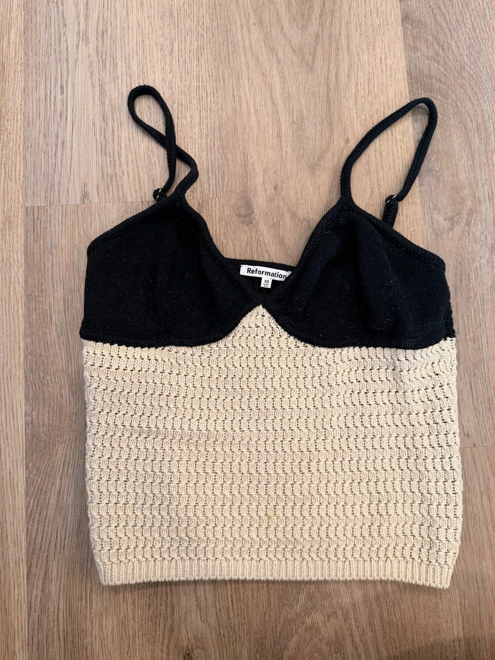 reformation knit top